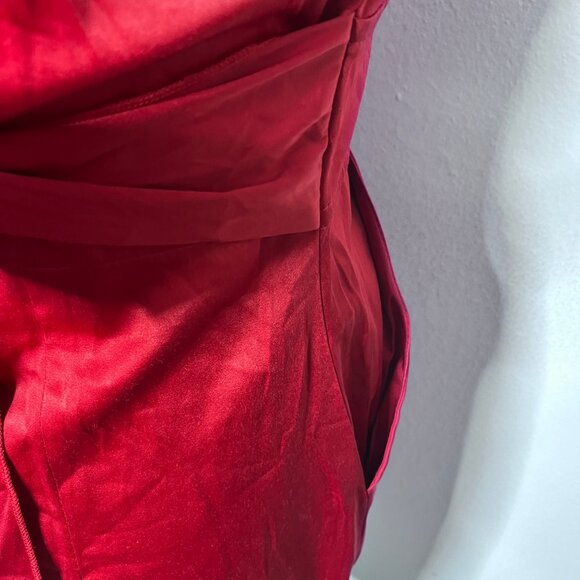 NWT Lette Red Cocktail Midi Dress Size S - Picture 8 of 15